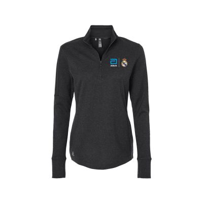 Adidas 3-Stripes Quarter-Zip Sweater: Women