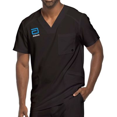 Cherokee Infinity Athletic V-Neck Scrub Top: Men